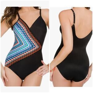 Miraclesuit Backgammon Mocktail One-Piece Bathing suit